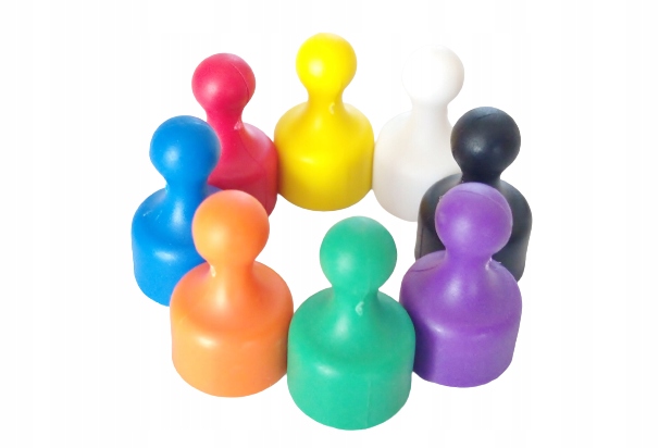 

8x uchwyt neodymowy na lodówkę tablicę plastik