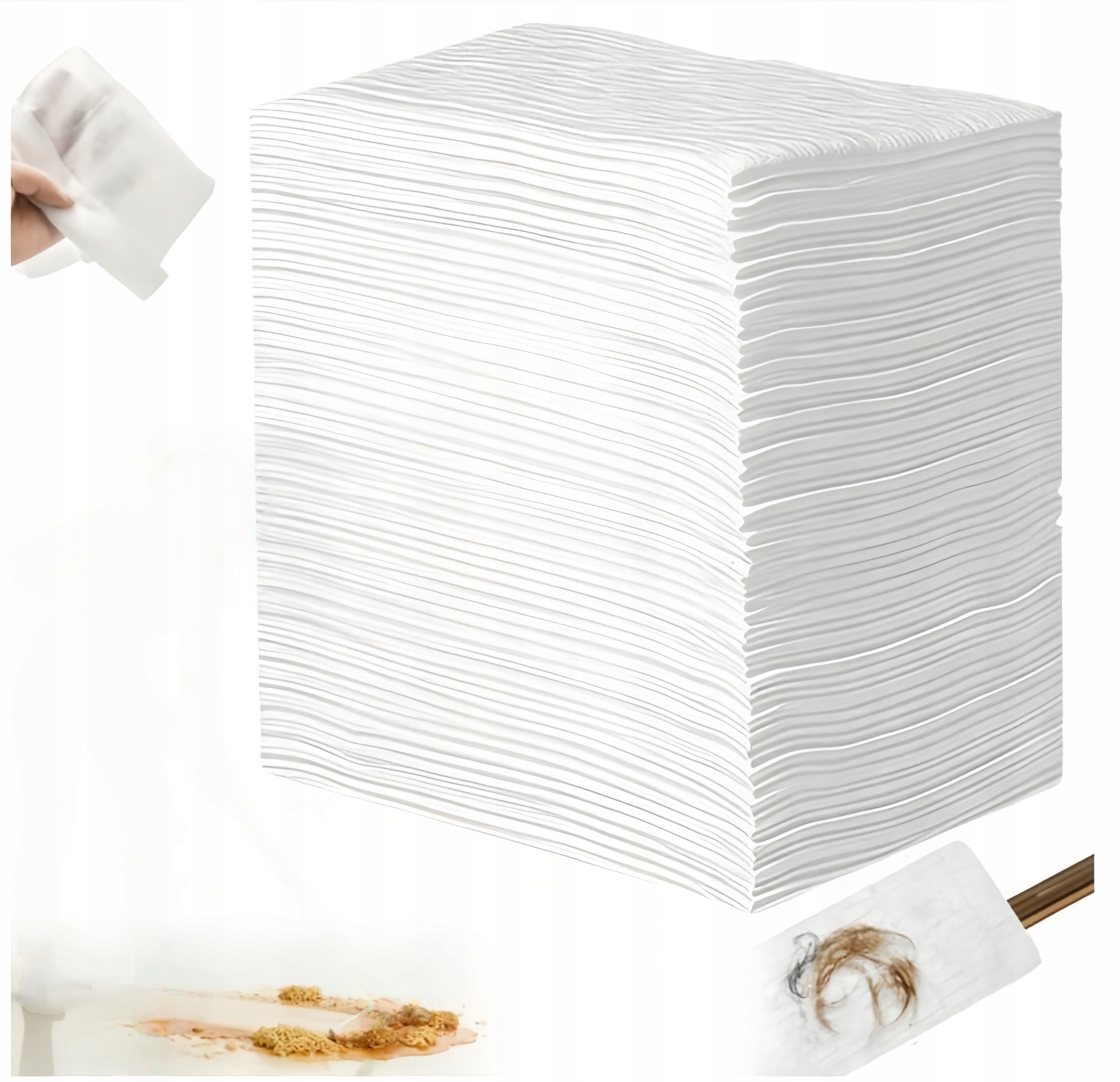 Suché Utěrky Na Mopování Prachu A Chlupů 160 Kusů Náhradní Mopy Ploché