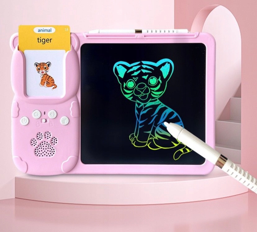 CZYTNIK KART DO NAUKI ANGIELSKIEGO SŁÓWEK TABLET 2W1 112 KART 224 SŁÓWKA Baterie nie