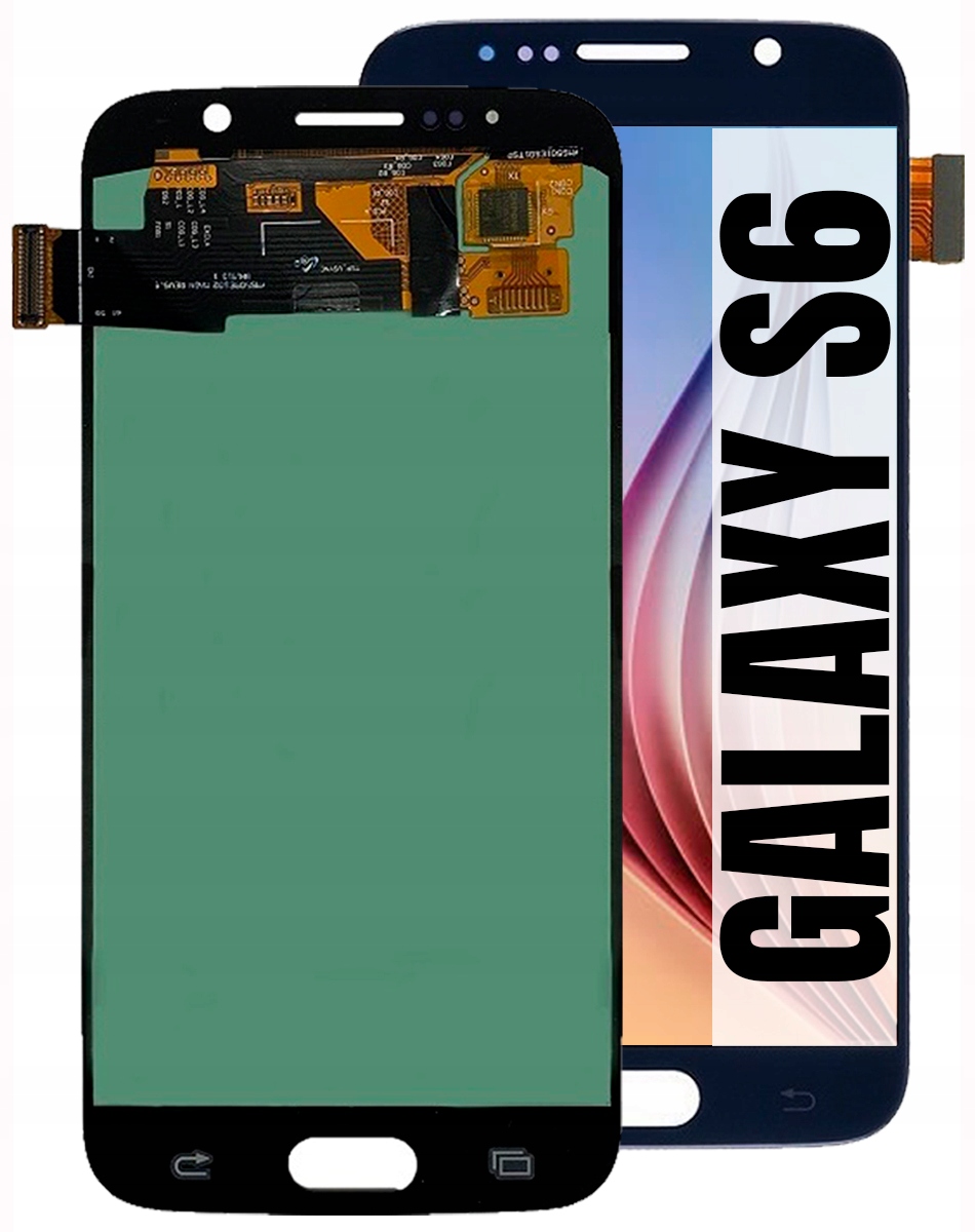 Displej Pro Samsung S6 G920 Oled LCD Displej, Tmavě Modrý
