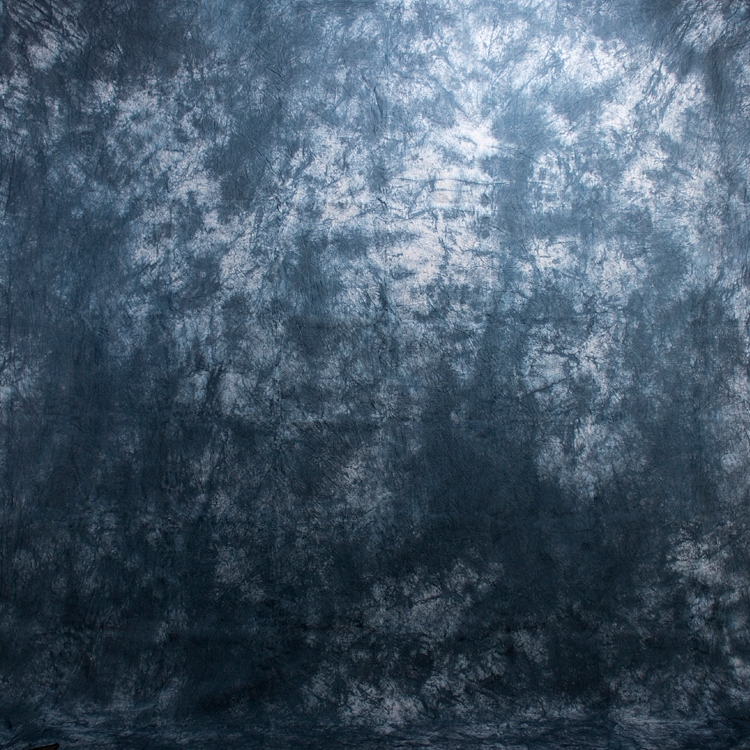 Modré Fotografické Pozadí Bavlněné Gnieciuch 2,6 x 5 m