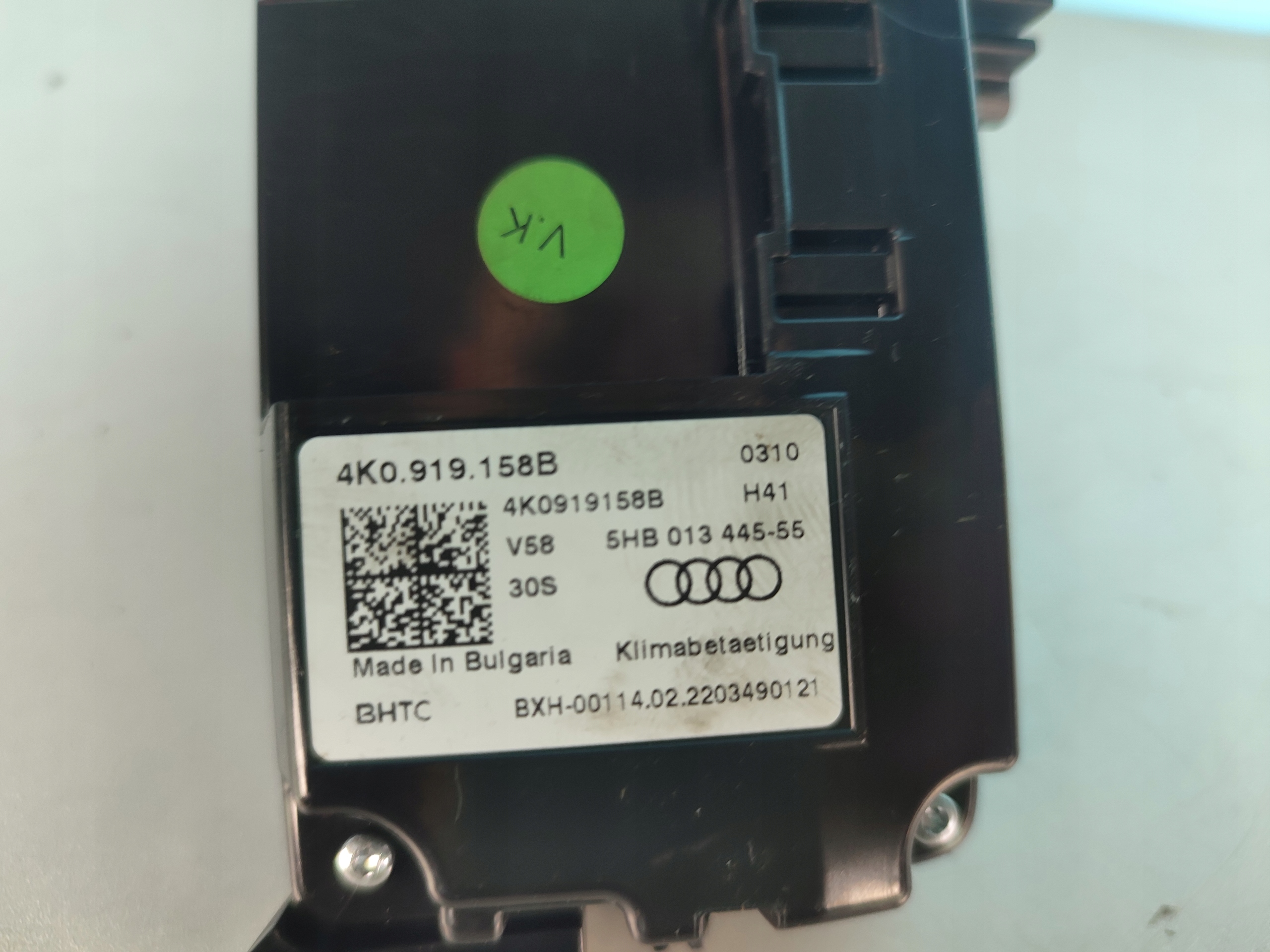 Unite commande clima Arrière AUDI A7 A6 C8 4K0919158B