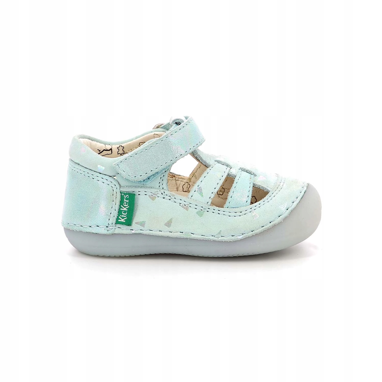 Sandały Kickers Sushy Bleu Clair Plumetis