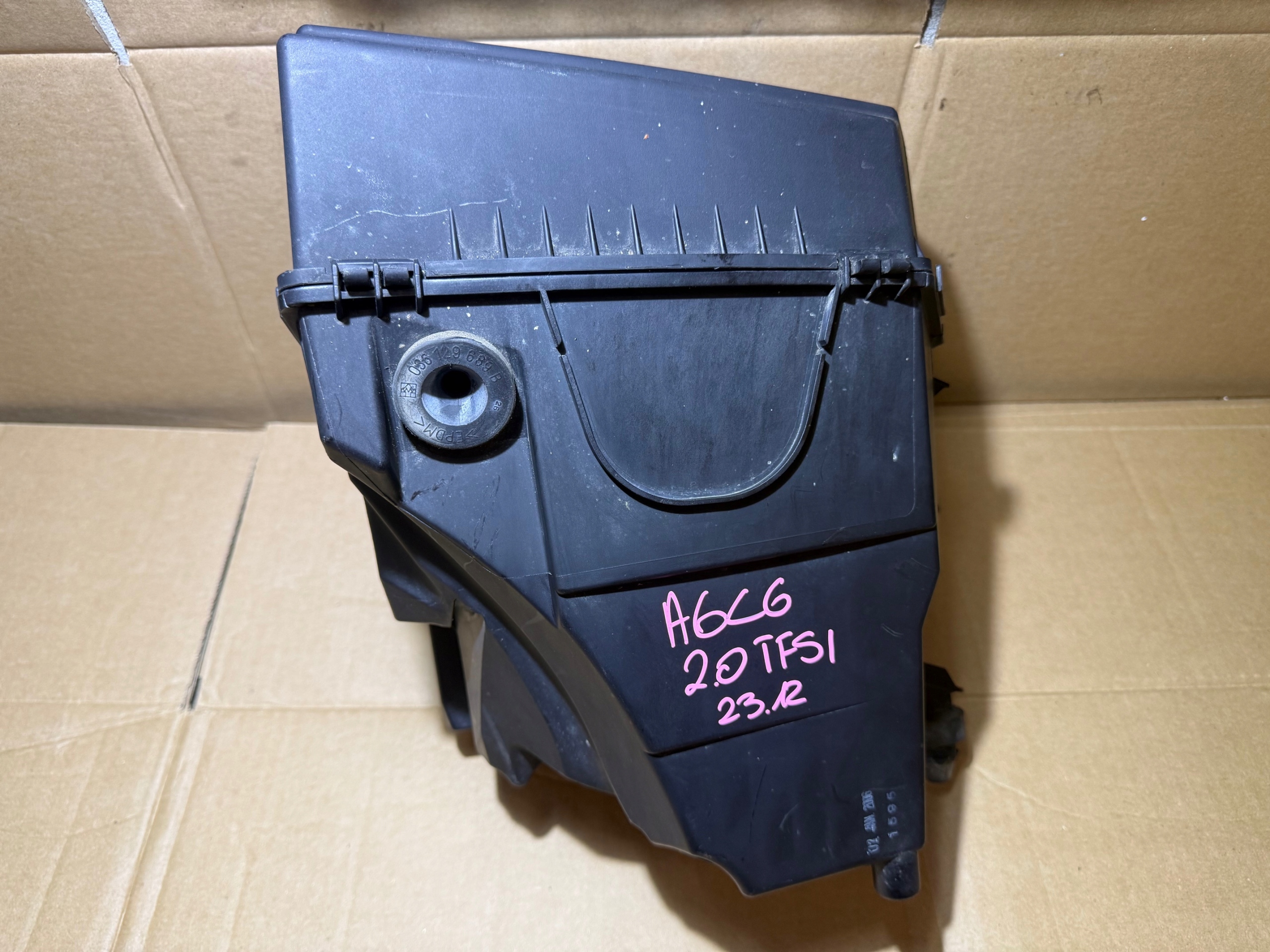 AUDI A6 C6 2.0 TFSI Gehäuse filter luft 4F0133835N 4F0000183A