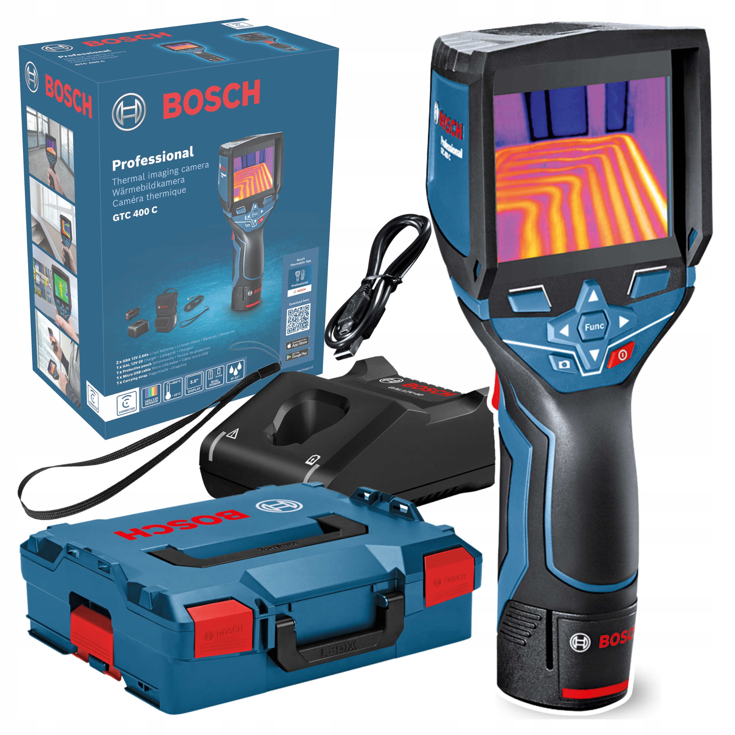 Bosch Professional Gtc 400 C Kamera termowizyjna termo-detektor 0601083101