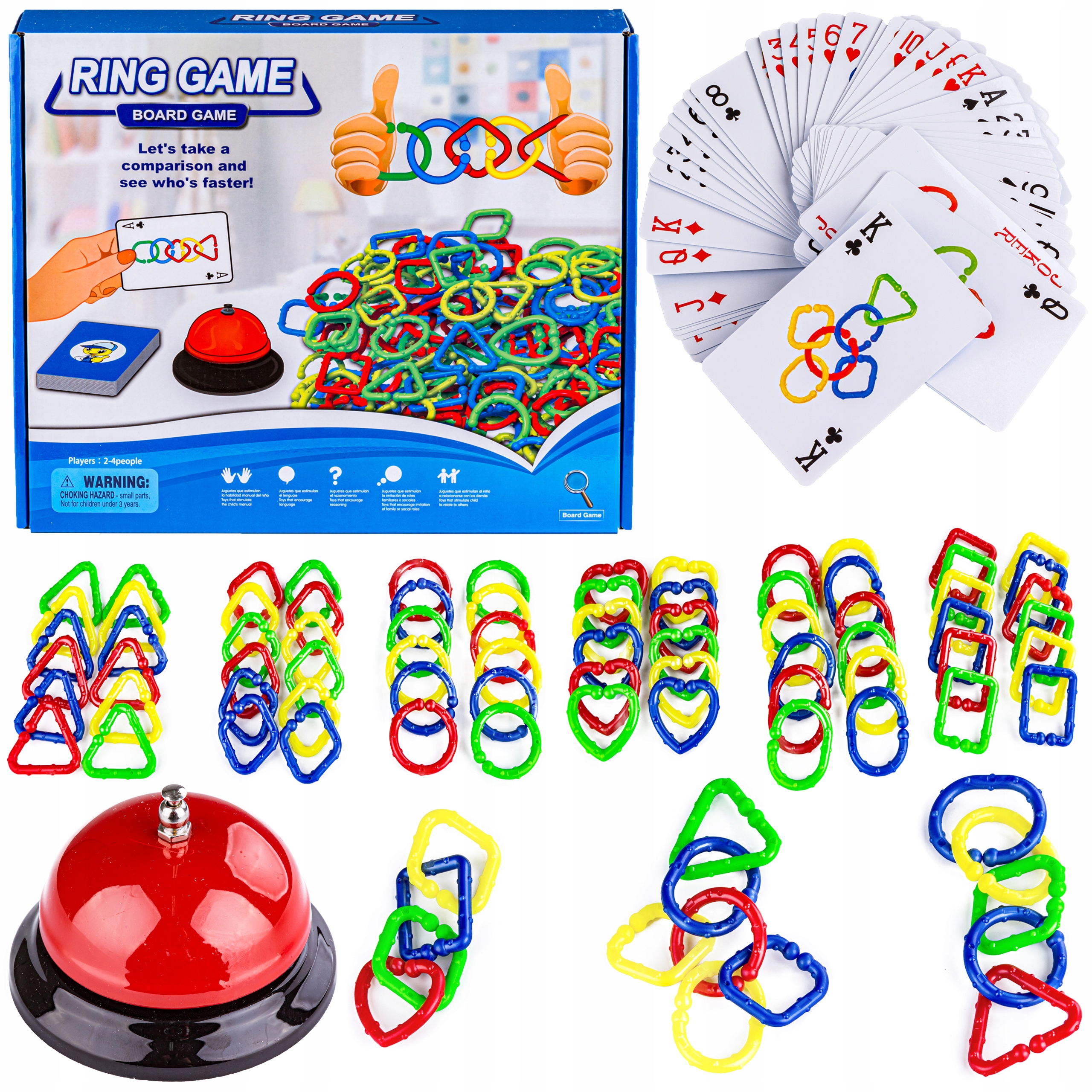 

Gra Logiczna Połącz Obręcze Kształty Puzzle Karty