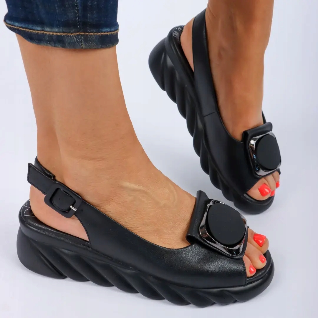 Dámské sandály Artiker 56C1569 černé 37, Černá