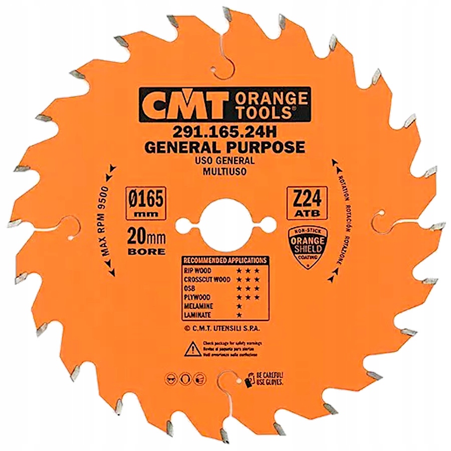 

Cmt Piła tarczowa tnąca do cięcia drewna 165x20mm