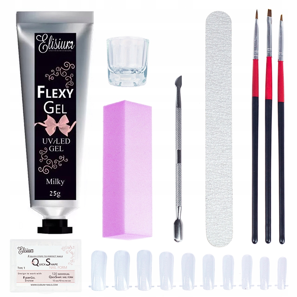 

Elisium Flexy Gel 25g Zestaw Akcesoriów