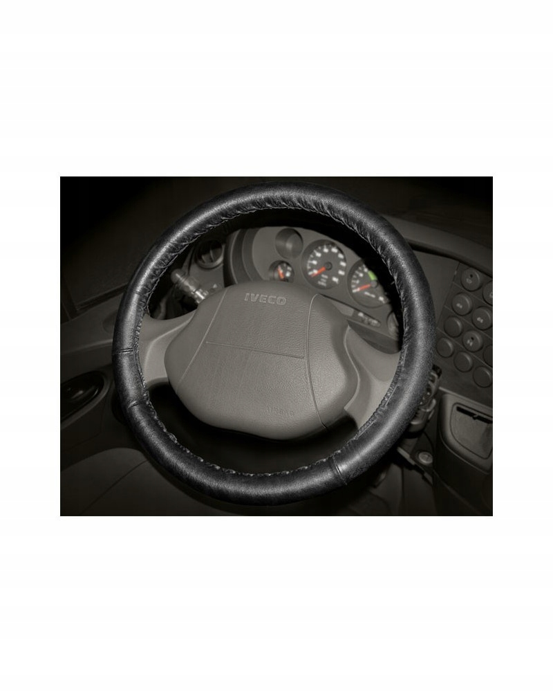 Trwały skórzany pokrowiec na kierownicę VAN 42-44