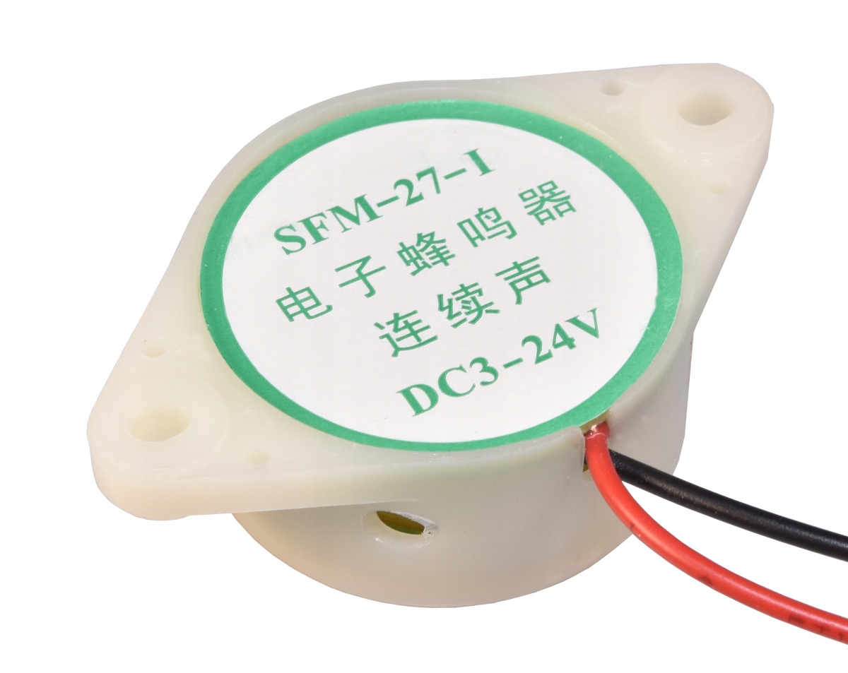 Buzzer generator sygnału przerywanego 3-24V 85dB Stan opakowania oryginalne