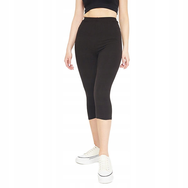 

2021-7-9 Czarne Damskie Legginsy S - 36