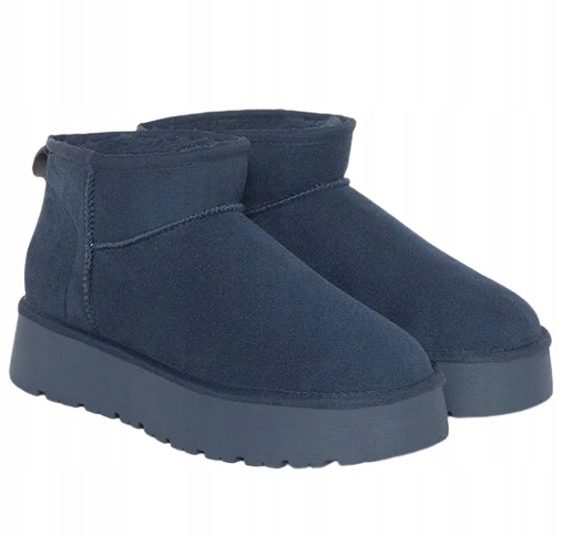 Island Boot Modré Sněhule Z Tkaniny Se Zateplením 40 3DE