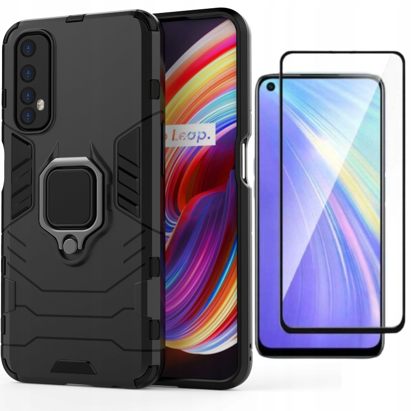

Etui Case X-ring Pancerne Do Realme 7 + Szkło