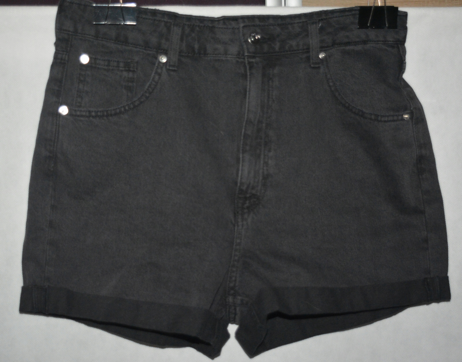 

3* Szorty jeansowe H&m z wysokim stanem 44