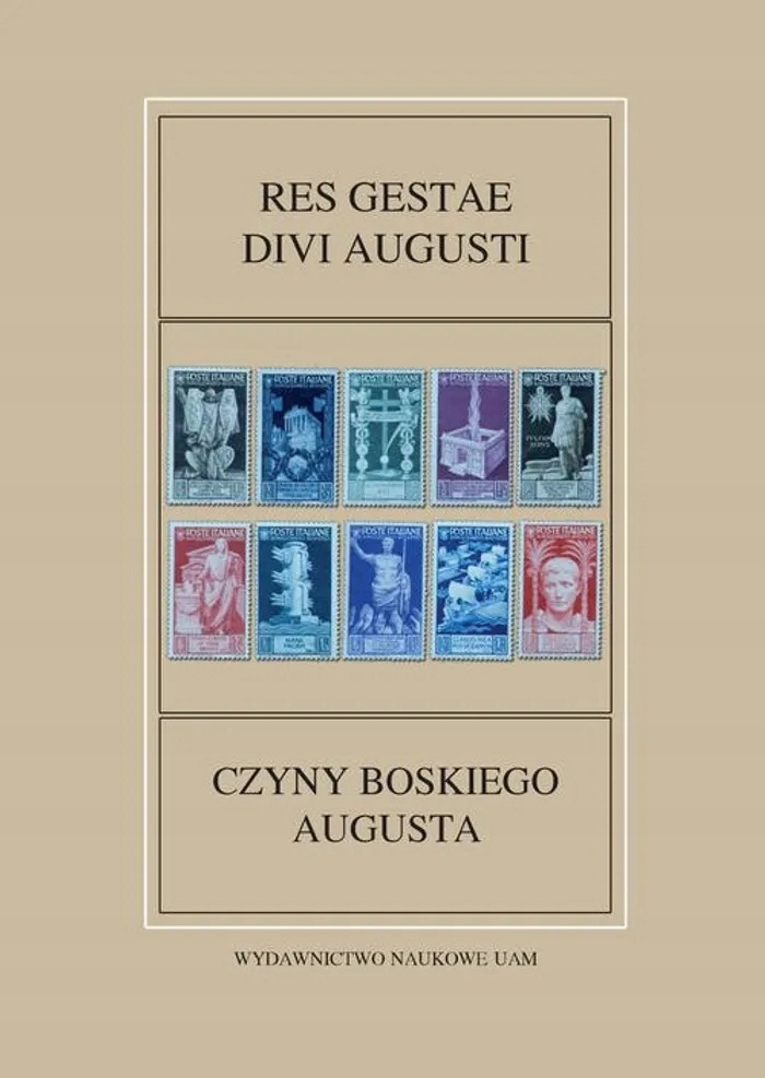 Res Gestae Divi Augusti Czyny Boskiego Augusta twarda Wydawnictwo Naukowe