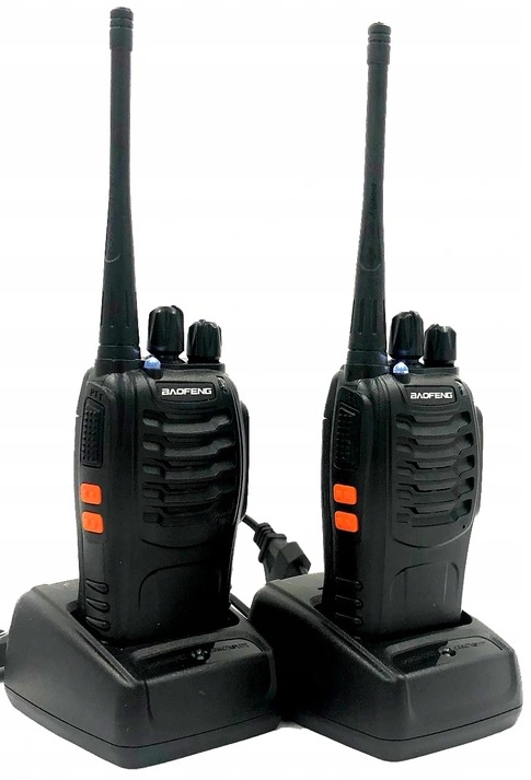 KRÓTKOFALÓWKA 2x WALKIE TALKIE BAOFENG BF-888S PMR DUŻY ZASIĘG RADIOTELEFON Stan opakowania oryginalne