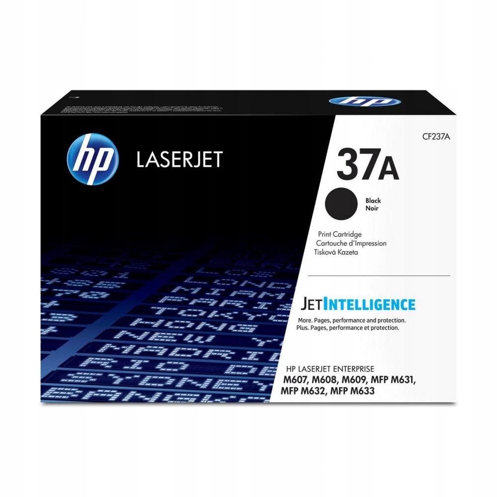 Toner Hp -37A CF237A Hp LaserJet M607 M608 M609 11K