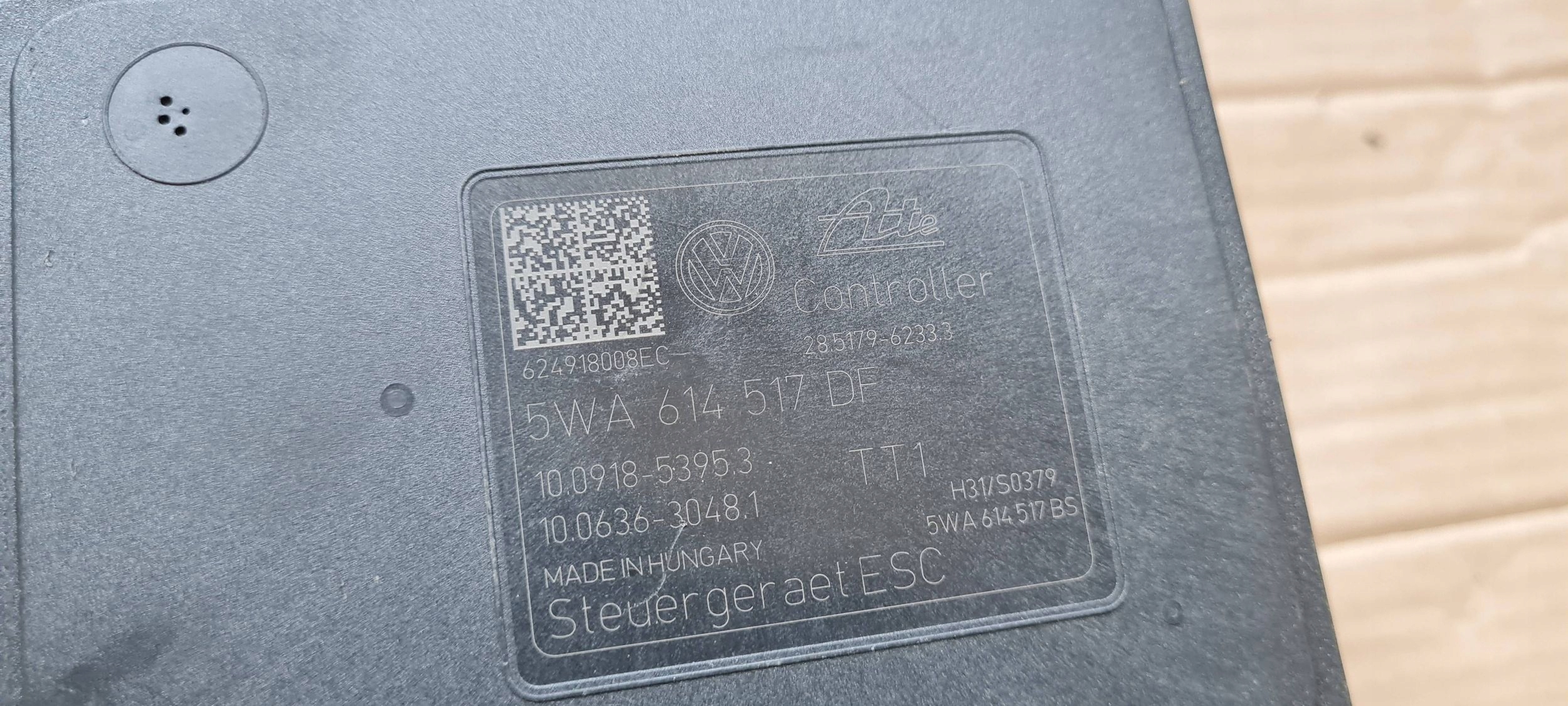 S3 8Y A3 LIFT Servofreno ABS modulo 2.0 TFSI 5WA614517DF