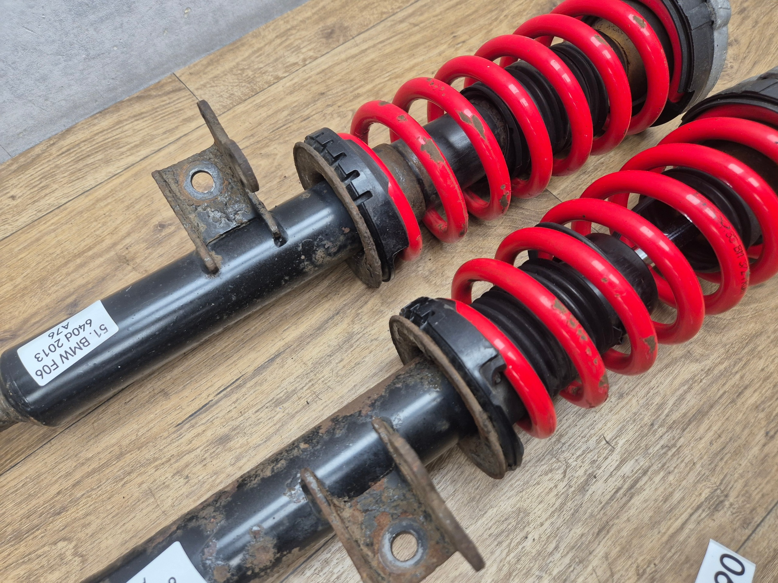 BMW F06 shock absorbers front front KOMPLET plus springs OBNIZAJACE VMAXX