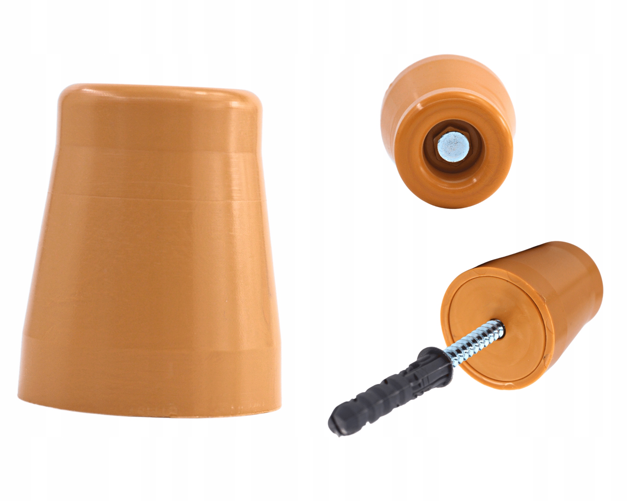 

Odbojnik Ogranicznik Drzwi Odbój Beż Stoper 60MM