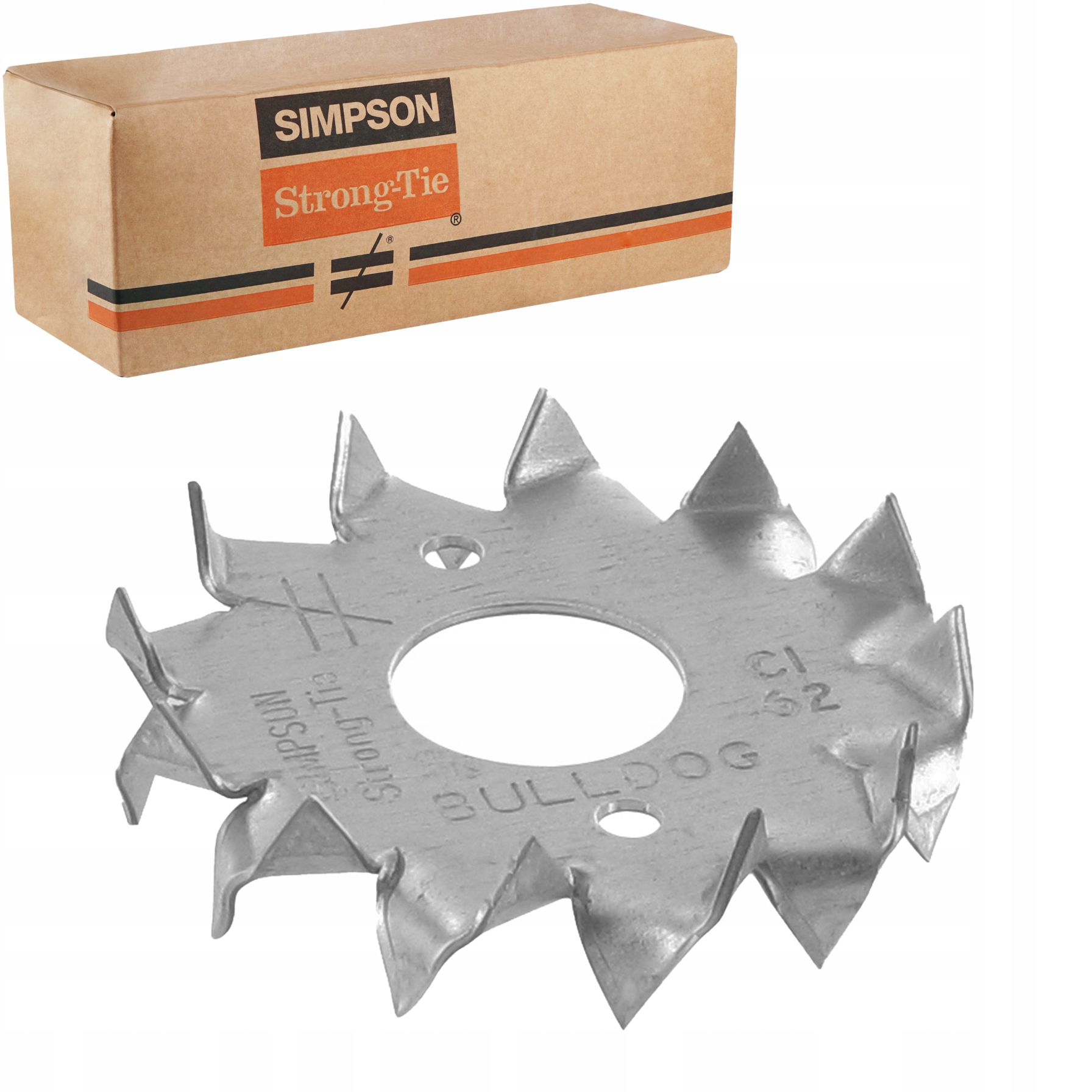 Ozubený krúžok obojstranný 62x21 mm 100ks ostnatý Simpson Bulldog C1-62