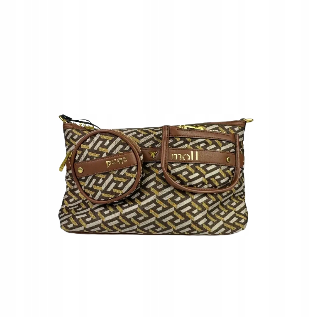 Dámská kabelka přes rameno Pepe Moll 222301 jacquard tri-tan