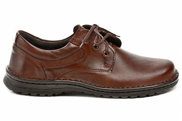 

Półbuty męskie Polskie Szerokie buty skórzane 45
