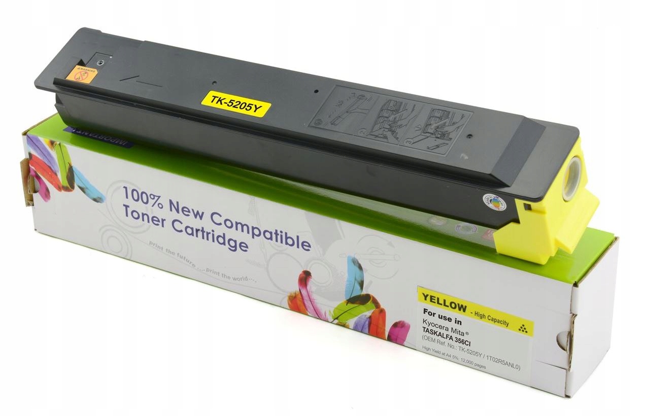 Toner Cartridge Web Yellow Kyocera TK5205 náhradní TK-5205Y