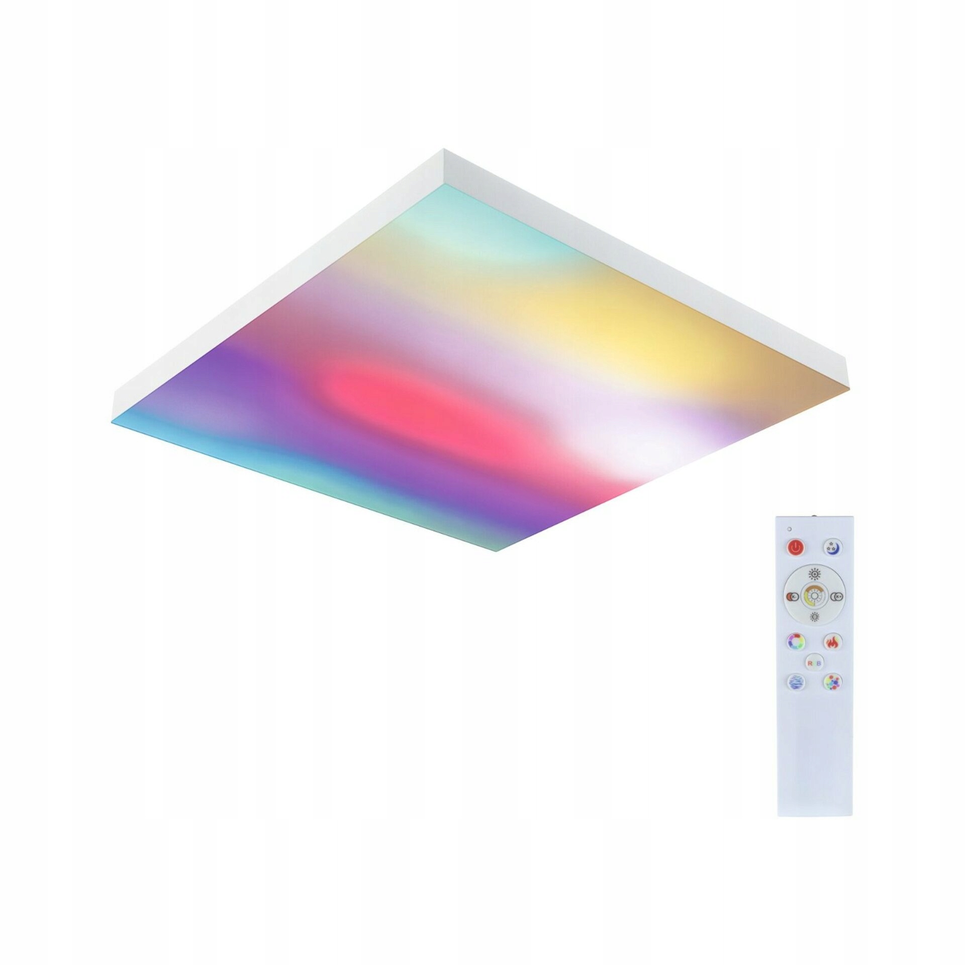 Paulmann Led panel Velora Rainbow 450x450mm Rgbw 2110lm biely s ovládačom