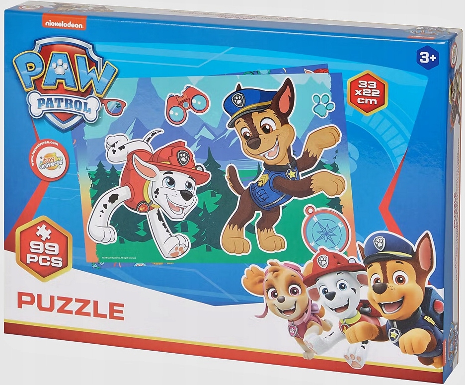 

Psi Patrol Paw Patrol Puzzle Dwustronne 99 Sztuk