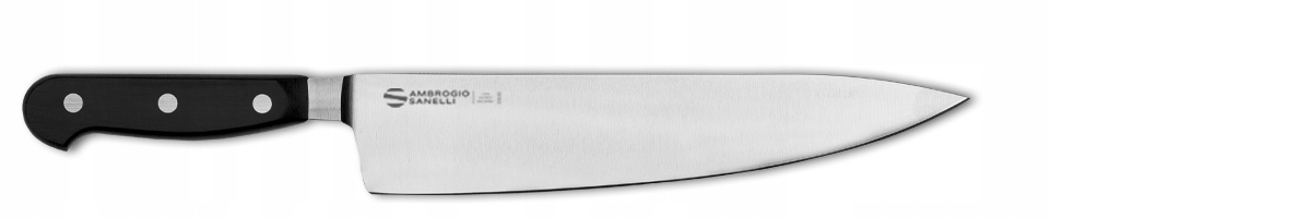 Nôž šéfkuchára Ambrogio Sanelli Maitre 24 cm, oceľ Nitro-b, kovaný