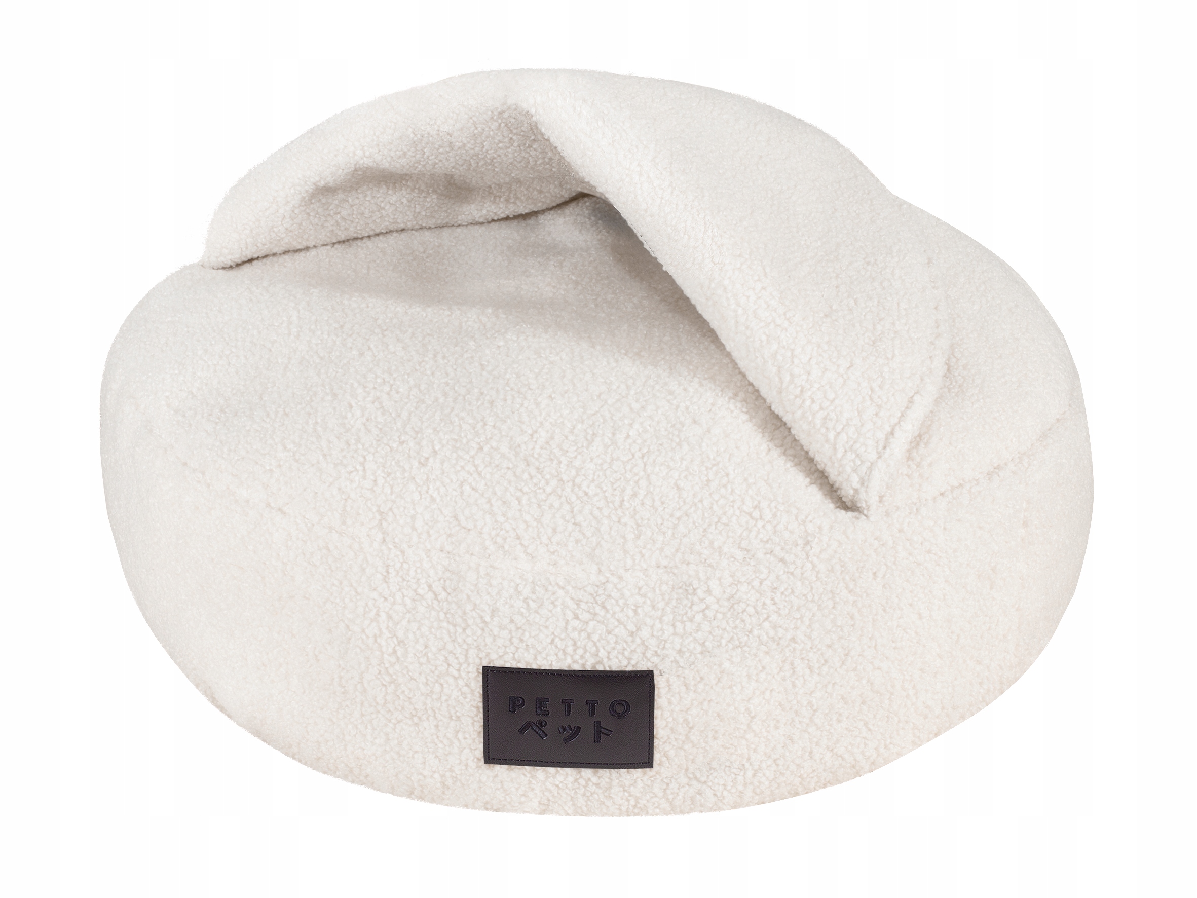 Levně Petto Minku Cozy Ecru pelíšek norka pro psa L