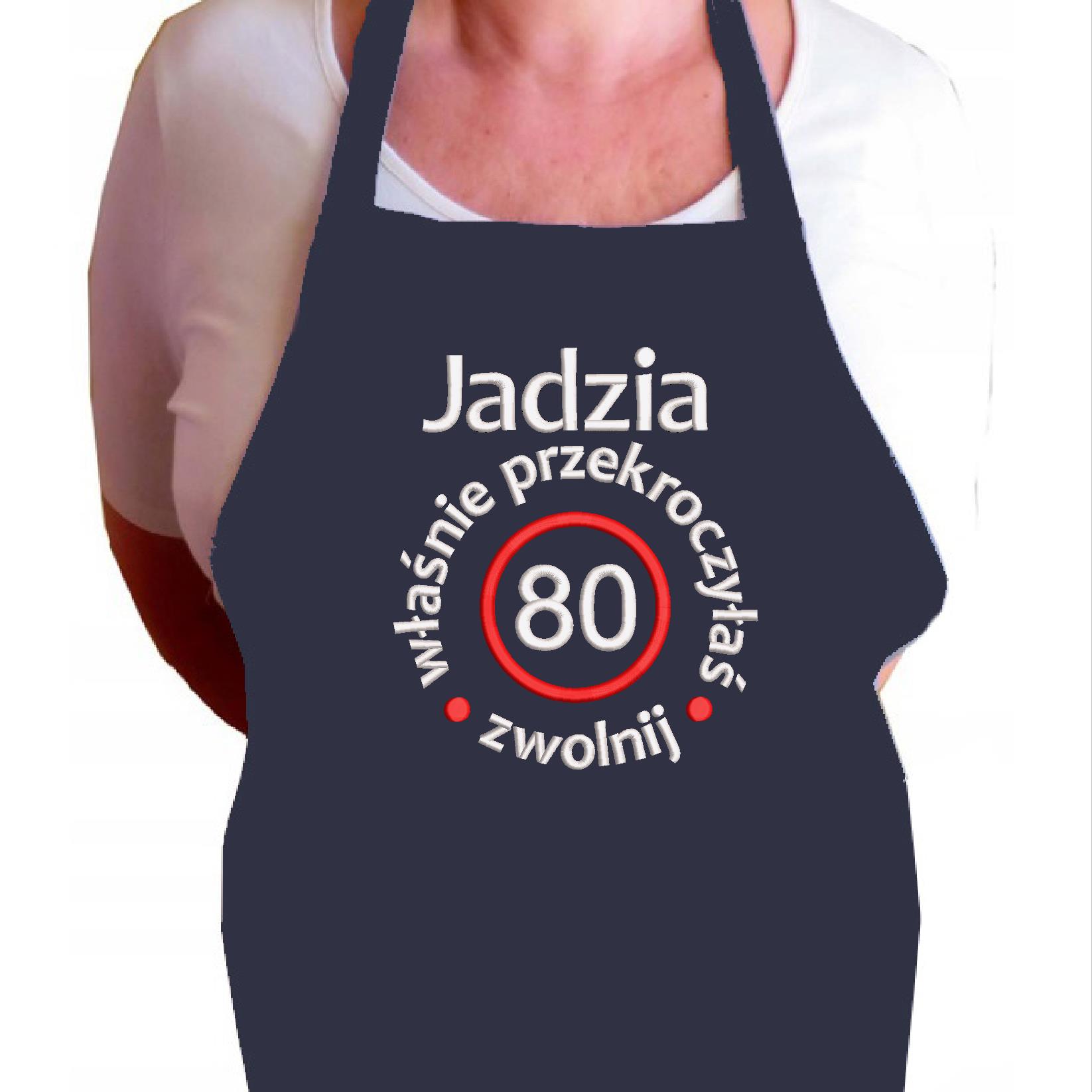 Dárek k 80. narozeninám pro ženu muže babičky, dědečka, maminky, Zástěra