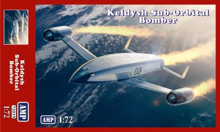 Keldysh Sub-orbital bomber AMP72019 měřítko 1/72