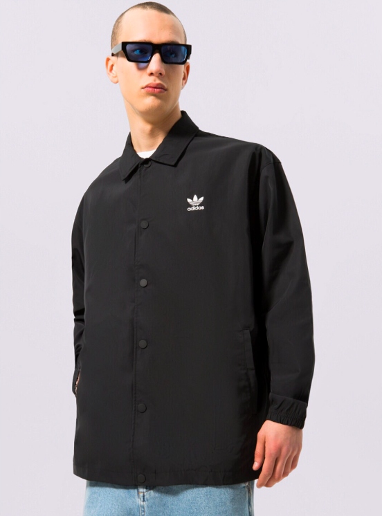 Přechodová bunda Adidas Originals Coach Jacket IA6371 černá velikost L
