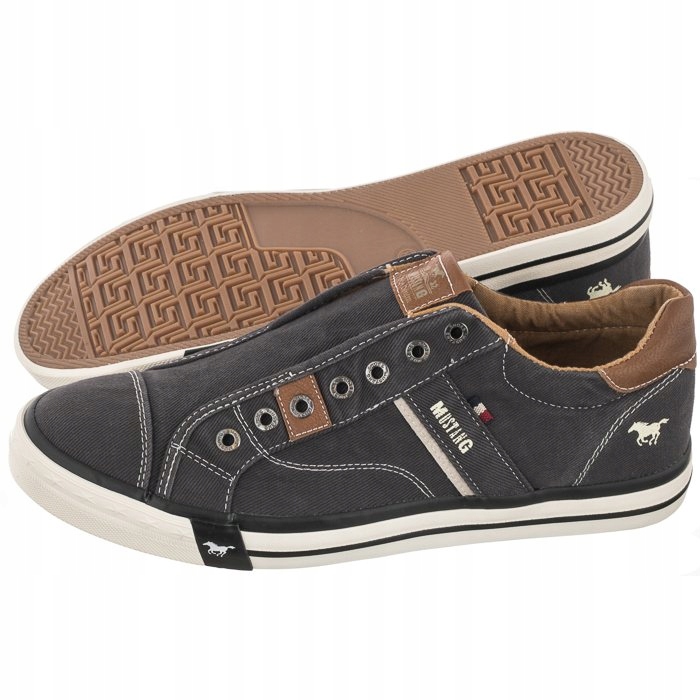 

Buty Męskie Trampki Obuwie Mustang Czarne 48A006
