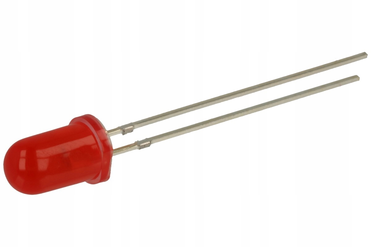 10x Dioda LED 5mm czerwona