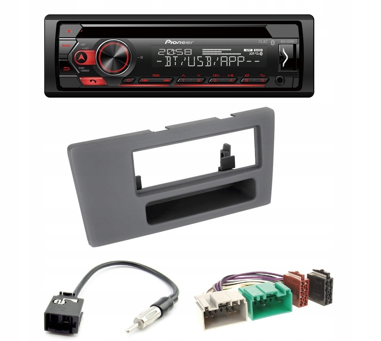 Bluetooth autorádio Pioneer DEH-S320BT CD Aux Volvo S60 S70 XC70