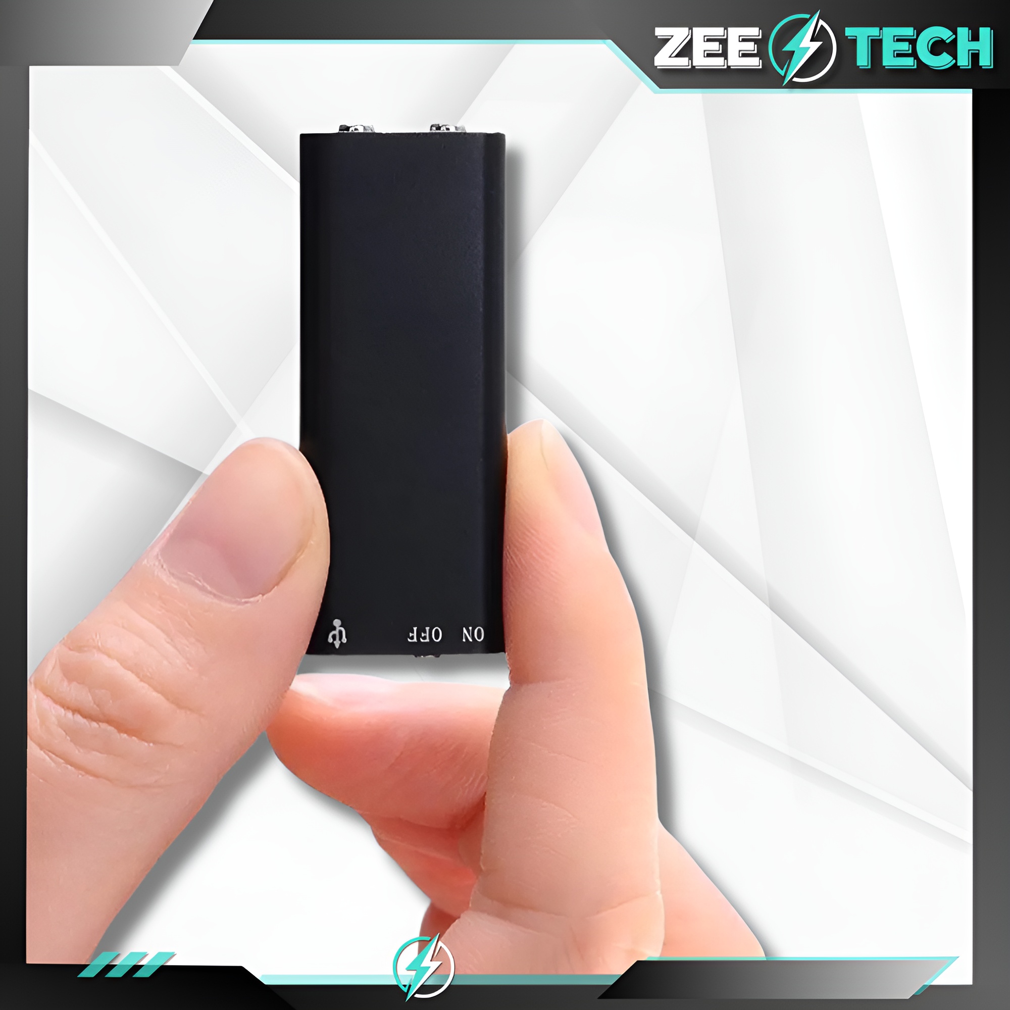 MINI PODSŁUCH SZPIEGOWSKI PLUSKWA MAŁY DYKTAFON 16 GB DETEKCJA GŁOS 2 TRYBY Marka ZeeTech