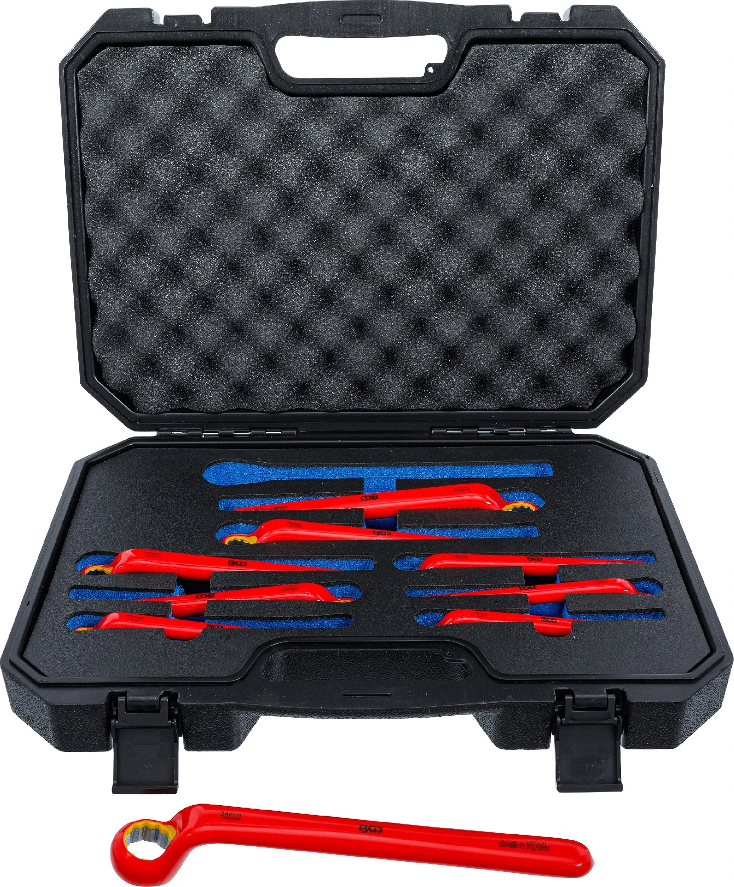 Bgs 72035, Sada očkových kľúčov Vde predĺžené zalomené 10 24 mm