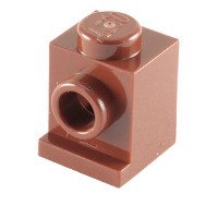 

Lego 1x1 z wypustką Red Brown 4070 4225469 New