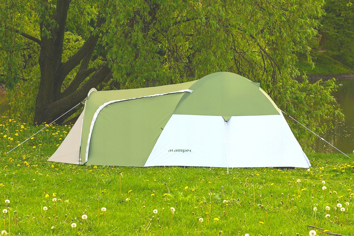 WODOODPORNY NAMIOT 3 OSOBOWY SOLIDNY PRZEDSIONEK! Liczba osób 3