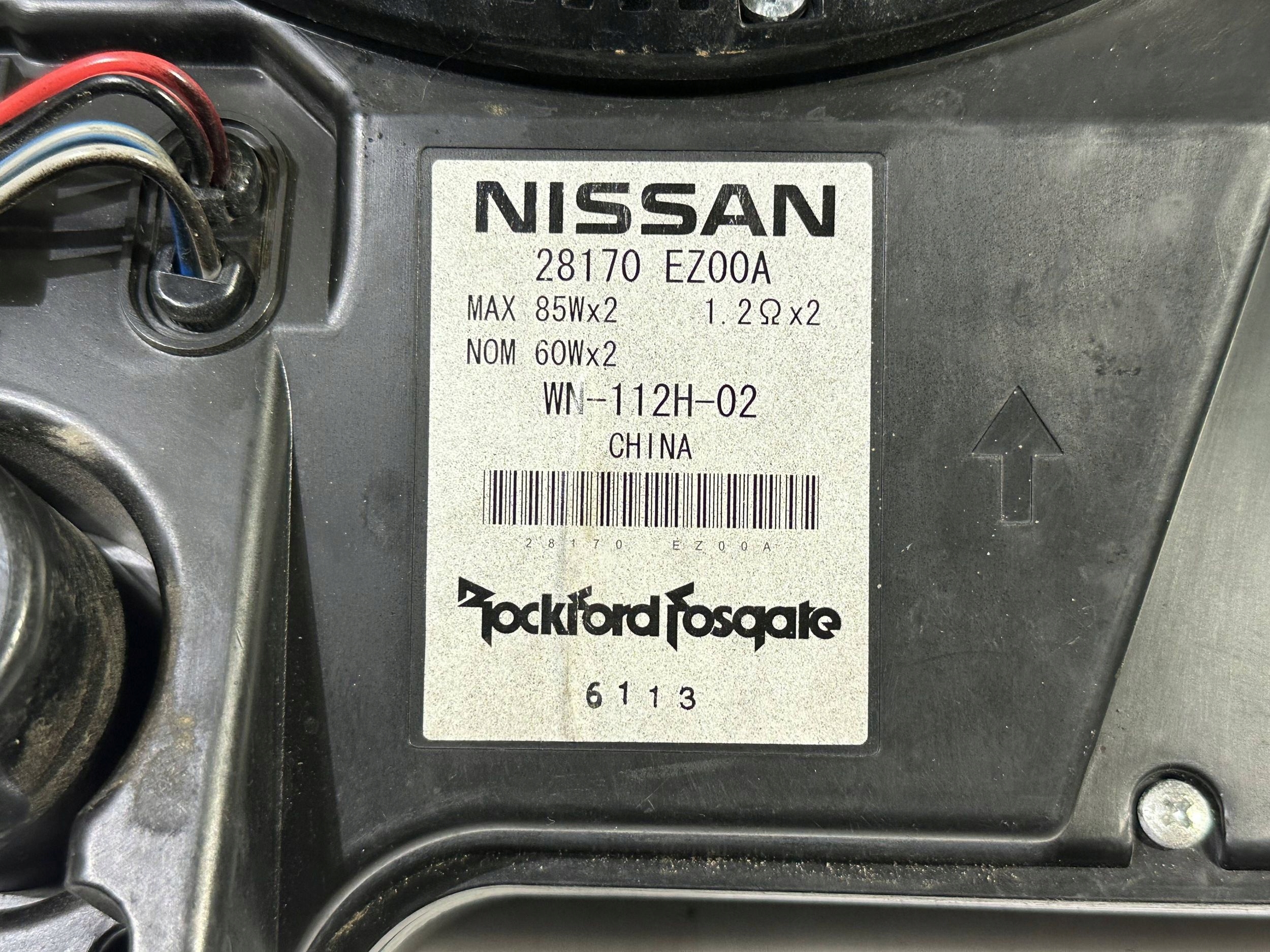 speaker niskotonowy Subwoofer subwoofer Nissan Titan 2016+