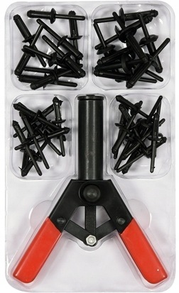 Yato zestaw z nitownicą do nitów plastikowych YT-35970 41 szt.