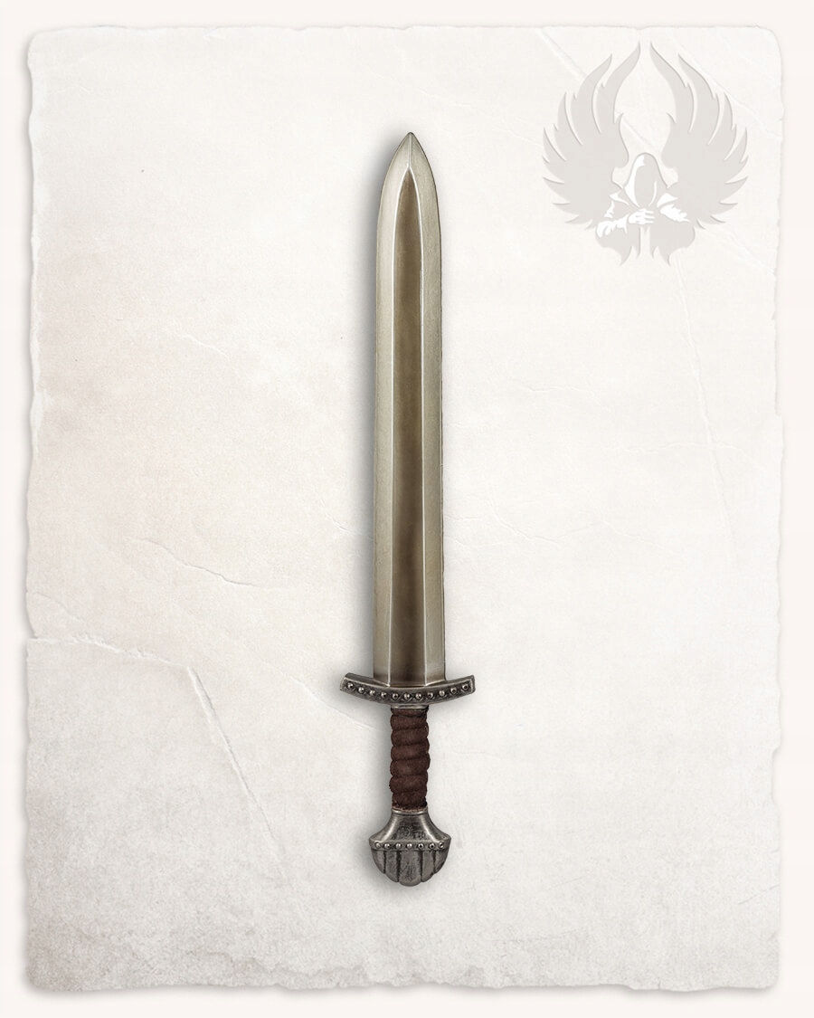 Stříbrný Krátký Meč Fidas 2. Vydání Zbraň Larp