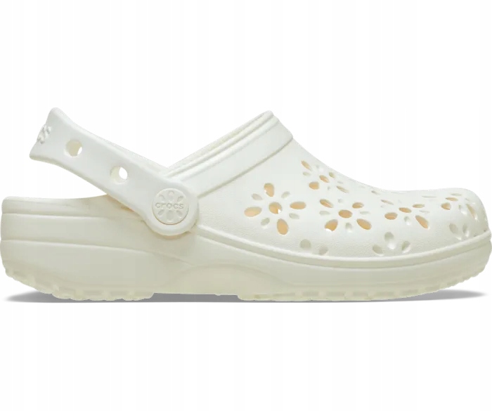 Boty Chodaki Nazouváky Crocs Classic Floral Cut-Out Clog M6/W8 38,5 Chalk