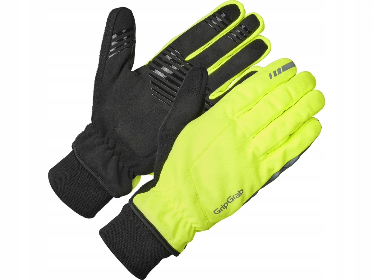 Cyklistické rukavice GripGrab Windster 2 Windproof zimní rukavice S (hi-vis)