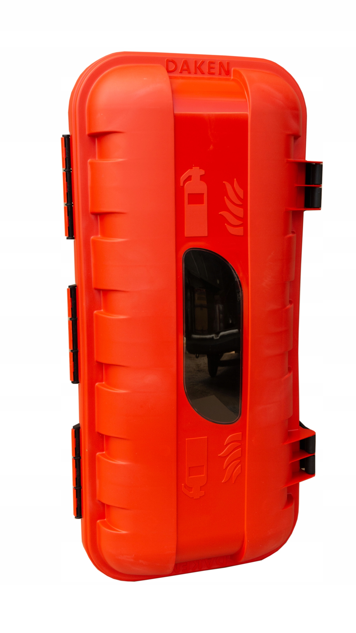 Krabička na hasicí přístroj 6 kg Daken (600x287x220) pro TIRa návěsy odtahového vozu