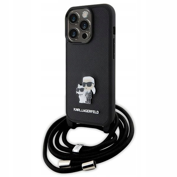 Etui Karl Lagerfeld do iPhone 15 Pro, Czarny